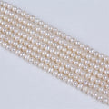 AA 6-7mm Freshwater White Potato Pearl Strands for Sale