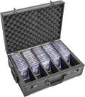 Customizable Graded Card Case Holder Trading Card Storage Box with Deck Organizer Compatible with Card Sleeves OEM Support