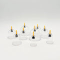 Plastic(PC AS) Vacuum Cupping Set Hijama Cups 1 to 8 Size of Single Cupping Hijama Cups