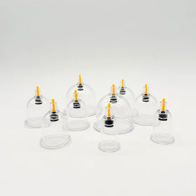 Plastic(PC AS) Vacuum Cupping Set Hijama Cups 1 to 8 Size of Single Cupping Hijama Cups
