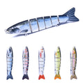Wholesale JM026 12.7cm 22g Artificial Hard Baits 6 Sections Multi Jointed Minnow Fishing Lures