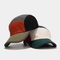 2023 Spring Summer New Contrast Color American Retro Women 5 Panels Baseball Cap Hat  Casual Street Hats Sport Caps for Men