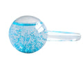 HZ SPA Massage Non-irritating Inorganic Material Glass Face Ice Globes Blue Color Body Massager