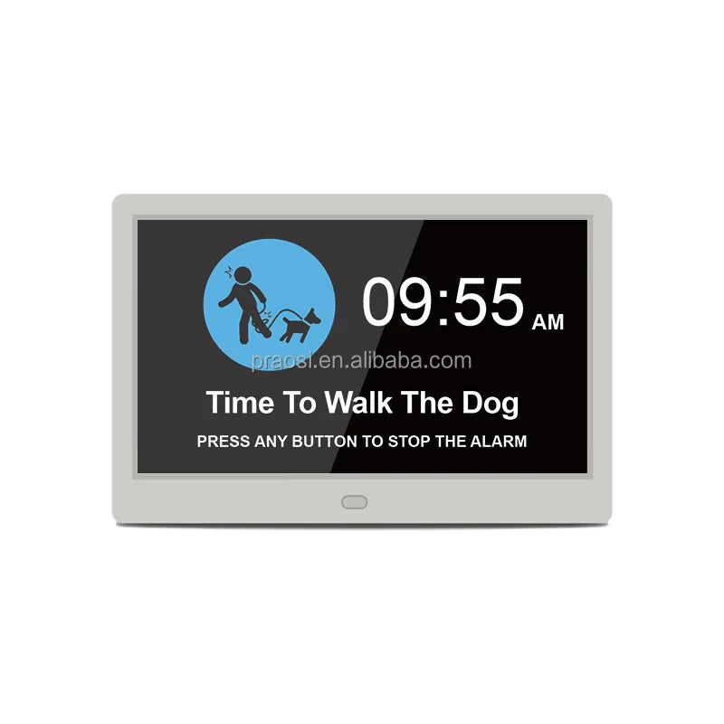 2024 Modern Electronic Desk Clock 7 8 10 12.1 15 Inch Digital Calendar Day Clock for People with Dementia Alzheimer Memory Loss