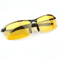 New Arrival Women's Night Vision Anti-Glare Polarized Goggles CE UV400 Yellow Lenses Light Blue Frame Custom Logo Options MegaBDM