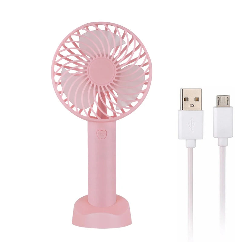 800mAh 1200mah Battery Capacity Fans Cooling Mini  Electric Portable Desktop Rechargeable Operated Quiet  Fan