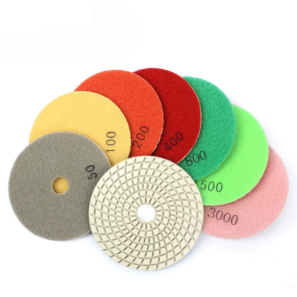 4inch 3 Step Tools Saw Blade Diamond Polishing Pads