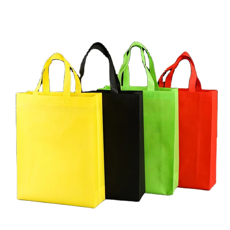 Custom Printed Animal Prints Reusable PP Laminated Non-Woven Eco-friendly Promotional Tote Bags with No Minimum Order