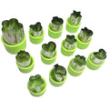 Hot Selling 9-Piece Stainless Steel Cookie Biscuit Fruit & Vegetable Cutter for Kids Made of Durable Metal