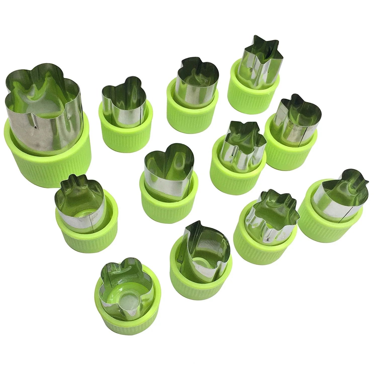 Hot Selling 9-Piece Stainless Steel Cookie Biscuit Fruit & Vegetable Cutter for Kids Made of Durable Metal