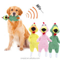 Durable Cotton Dog Bite Chew Squeaky Plush Animal Toy Squeak Pet Toy for Dogs