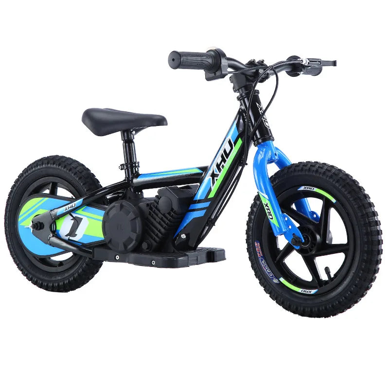 Direct Factory Sale Electric Kids Balance Bike with 200W 5.4ah Steel Fork Material 20 km/h 3-speed IP54
