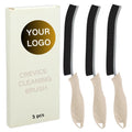 Upgrade Handle Eco-friendly Hard Bristle Crevice Cleaning Brush for Household Dead Corner Cleaning