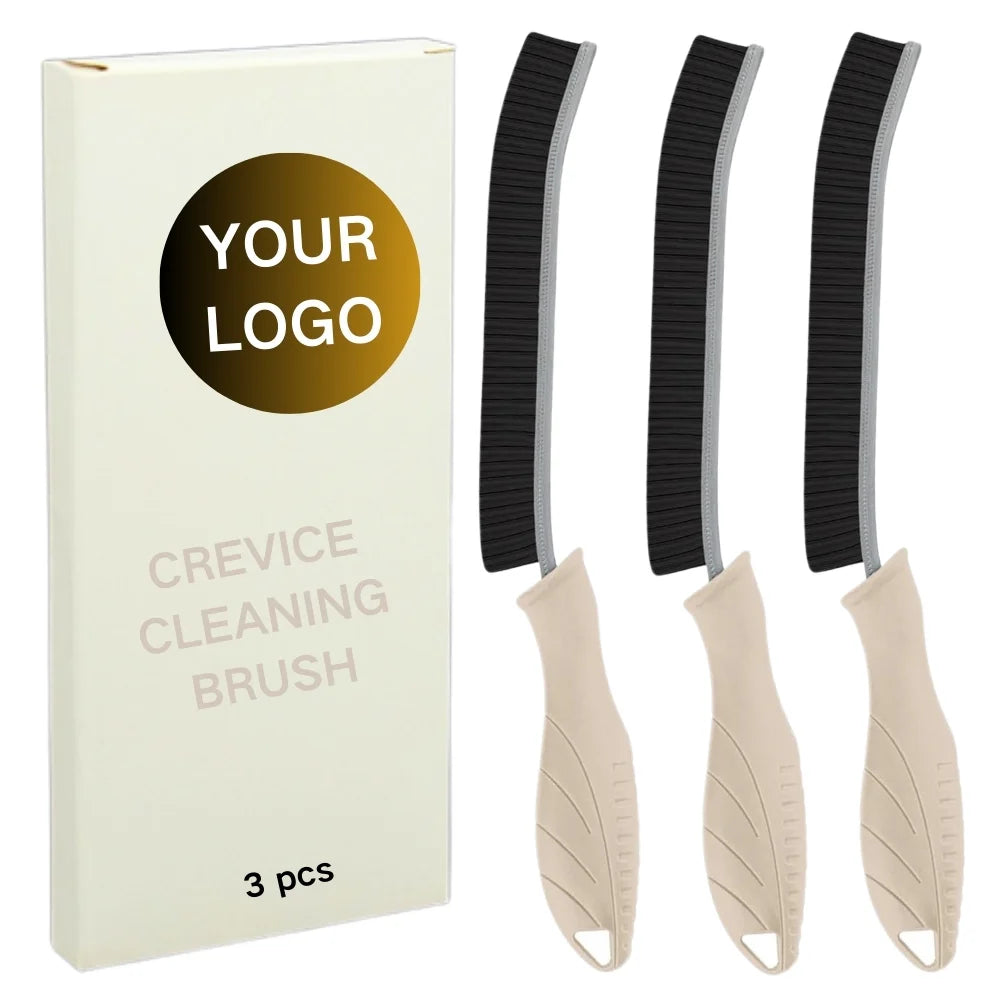 Upgrade Handle Eco-friendly Hard Bristle Crevice Cleaning Brush for Household Dead Corner Cleaning