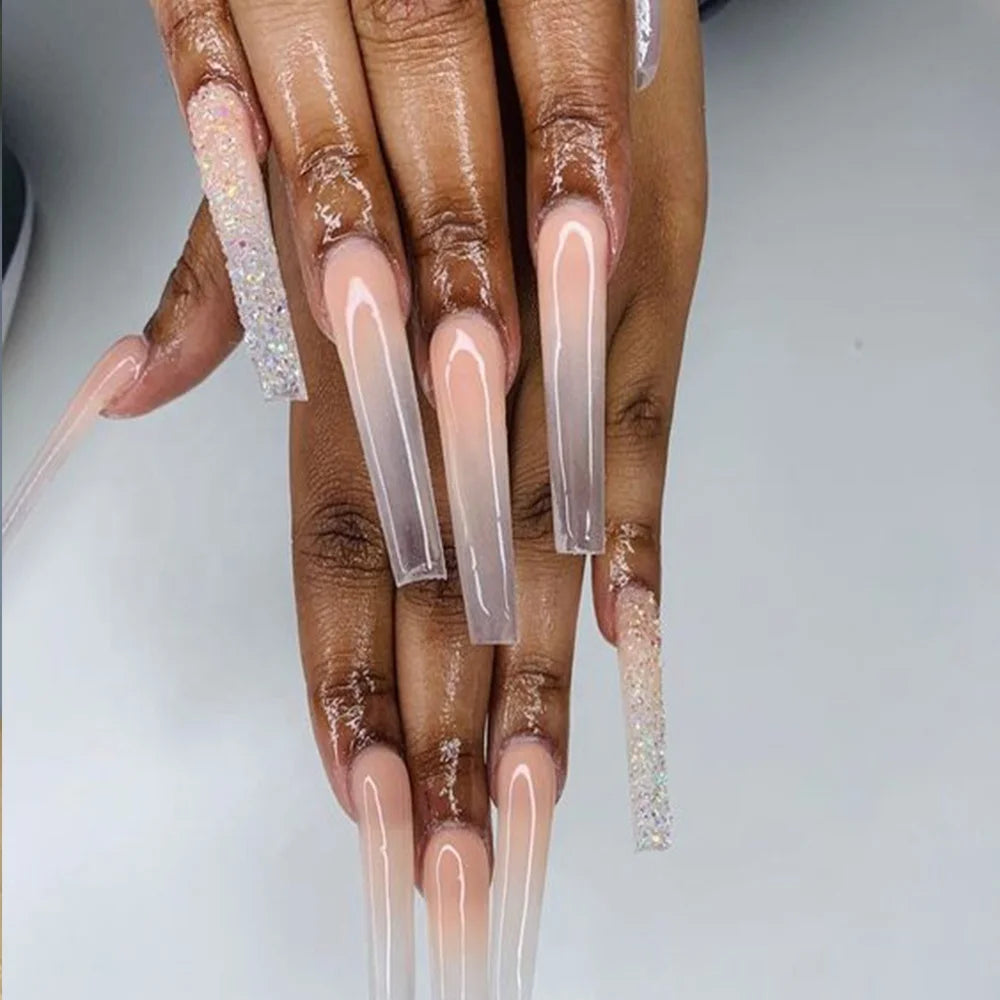 Nude Acrylic Powder Crystal Powder for Making 3D Nail Tips Decoration Professional Manicure Extension Dust Accessories