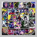 50PCS Factory Direct Sales Cool Waterproof Eco-friendly Cyberpunk 2077 Stickers for Refrigerator Scooter Decoration Stickers