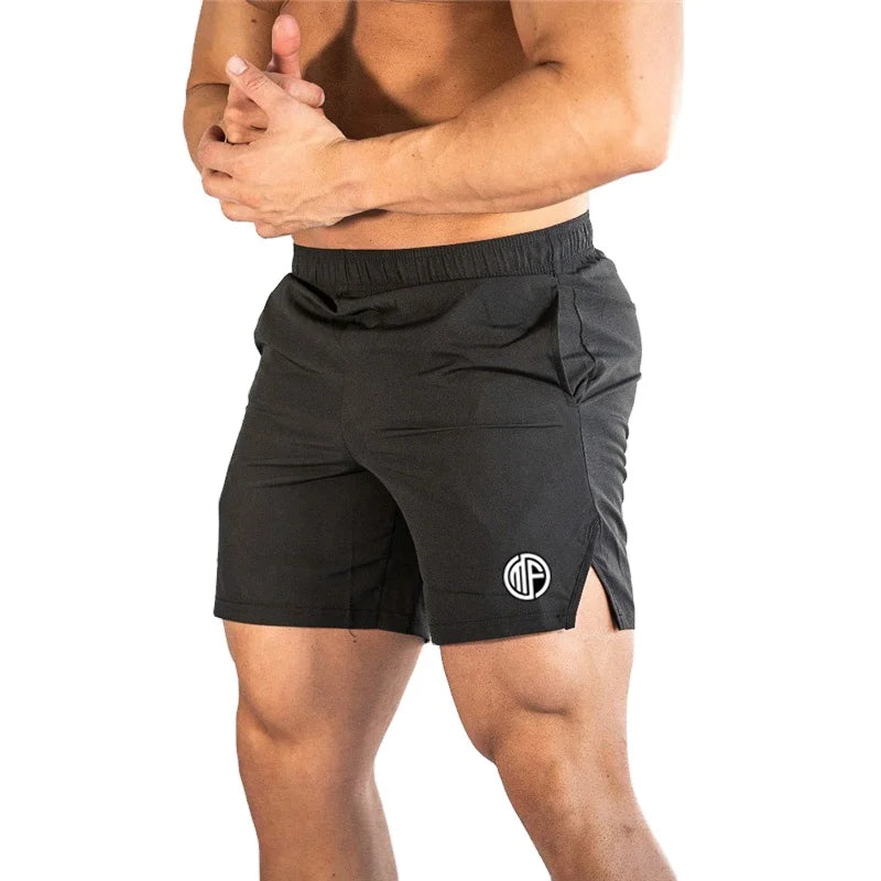 Custom Logo New Brand Summer Men's Quick Dry Running Gyms Training Fitness Workout Sweat Shorts Joggers