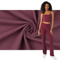 N032 Fast Shipping Yoga Wear Material Fabric for Women Coats Fitness Yoga Wear Winter Sports Pants Fabric Telas Textiles