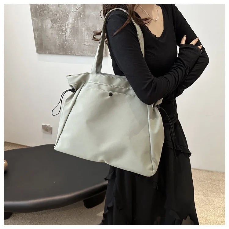 RTS New Wholesale Custom Logo Duffel Nylon Polyester 18L Side Cinch Shopper Bag Travel Sports Tote Bag