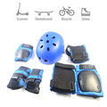 Set 6 Dual Sport Protective Gears for Kids Children's Knee Elbow Pads for Skateboard Bicycle Ice Inline Roller Skate Protector