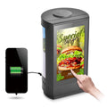 FYD-04 RK3126 Indoor Interactive Touch Screen Table Top Digital Menu Board Advertising Display  with 4 Color LED Backlight