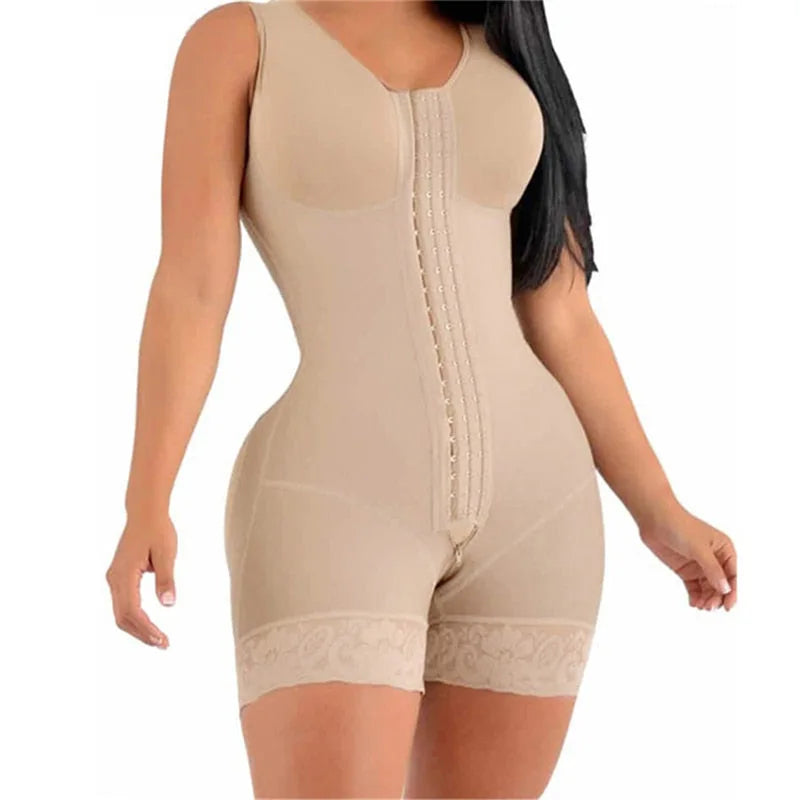 Post Surgery Liposuction BBL Stage 2 Butt Lifter Colombian Fajas Compression Garment Full Body Shaper for Women