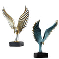 2025 Custom Resin Abstract Flying Wing Decoration Pieces Luxury Home Accessories Resin Eagle  Statue