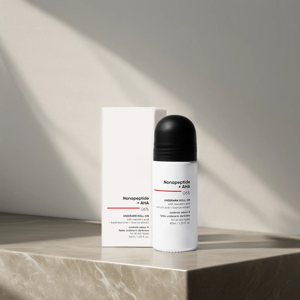 6% AHA BHA Gel Stick Underarm Deodorant Natural Mineral Fade Darkness Fragrance Aluminium Free Exfoliating Effect Body Odour