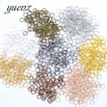 200pcs 0.7X4mm 0.7X5mm 0.7X6mm 0.7X7mm 0.7X8mm 0.7X9mm 0.7X10mm Metal Jump Rings Connectors Diy for Jewelry Making Findings