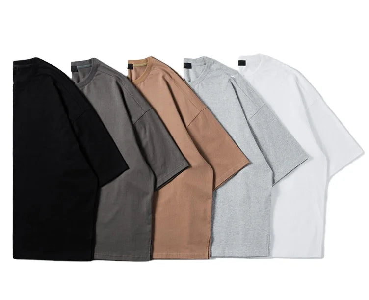 Custom Heat Transfers Dtg Embroidered Logo Screen Tee Shirt Plain Oversized Basic t Shirt Men's T-shirts