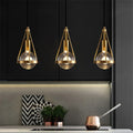 Modern Luxury Copper Crystal Pendant Lights Restaurant bar Dining Room Bedroom Bedside Dandelion Hanging Lamp Lighting Luminaire