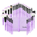 Latest Hot Sale 32PCS Professional Face Makeup Brush Set Private Label Pink Synthetic Brushes with Custom Logo