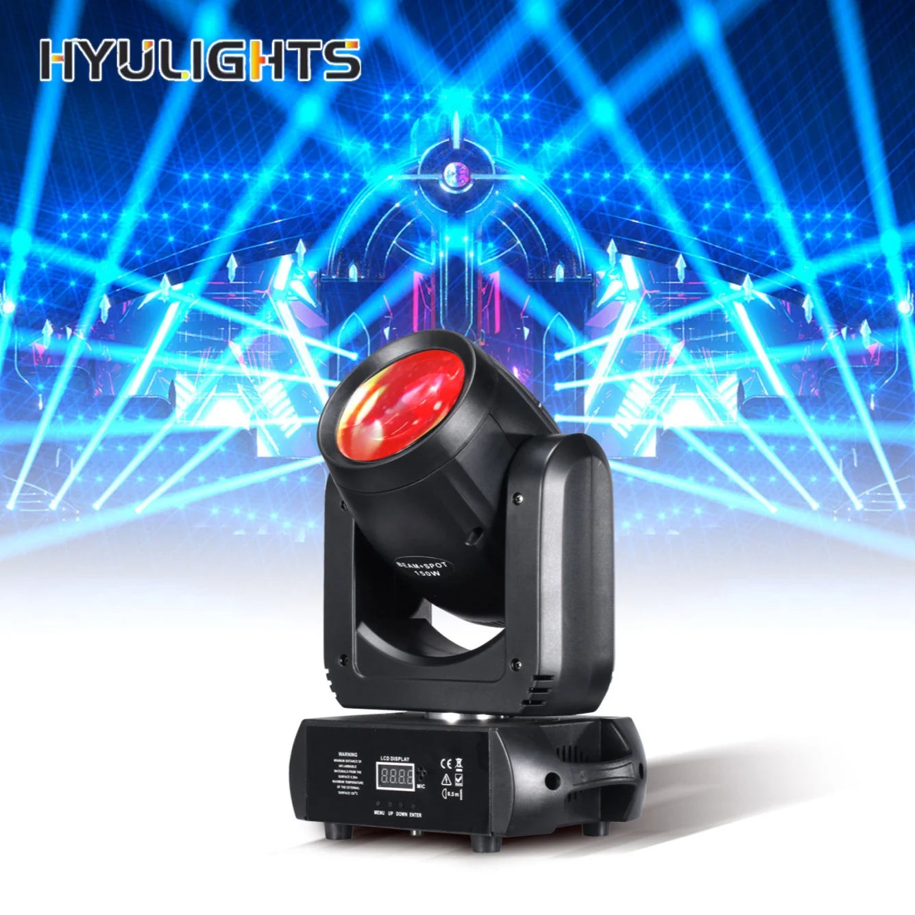 Professional 150W LED for Moving Head Beam Light for Weddings DJ Concerts & Warehouse Stages DMX512 Controlled Stage Lights