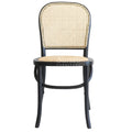 Stackable Rental Solid Wood Rattan Dining Chair for Wedding Banquet Events