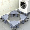 Factory Direct Adjustable Movable Plastic Stand Easy Standing Type Fridge Base Single Tier Sundries Use Washing Machine Storage