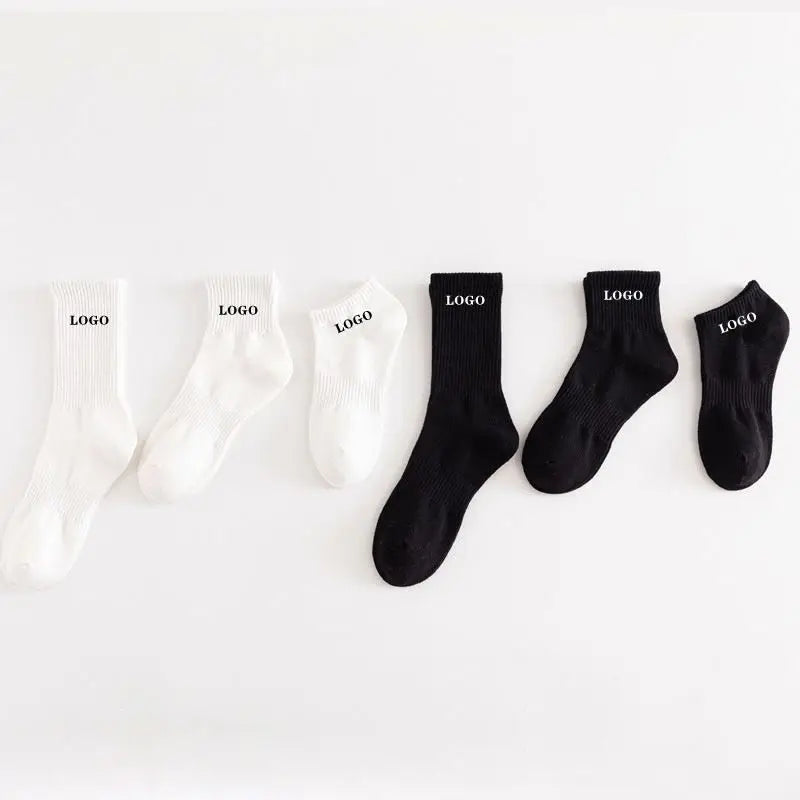 Ufinebest Crew Cotton Unisex Sports Socks Womens Mens Terry Workout Anti-Slip Breathable Custom Socks