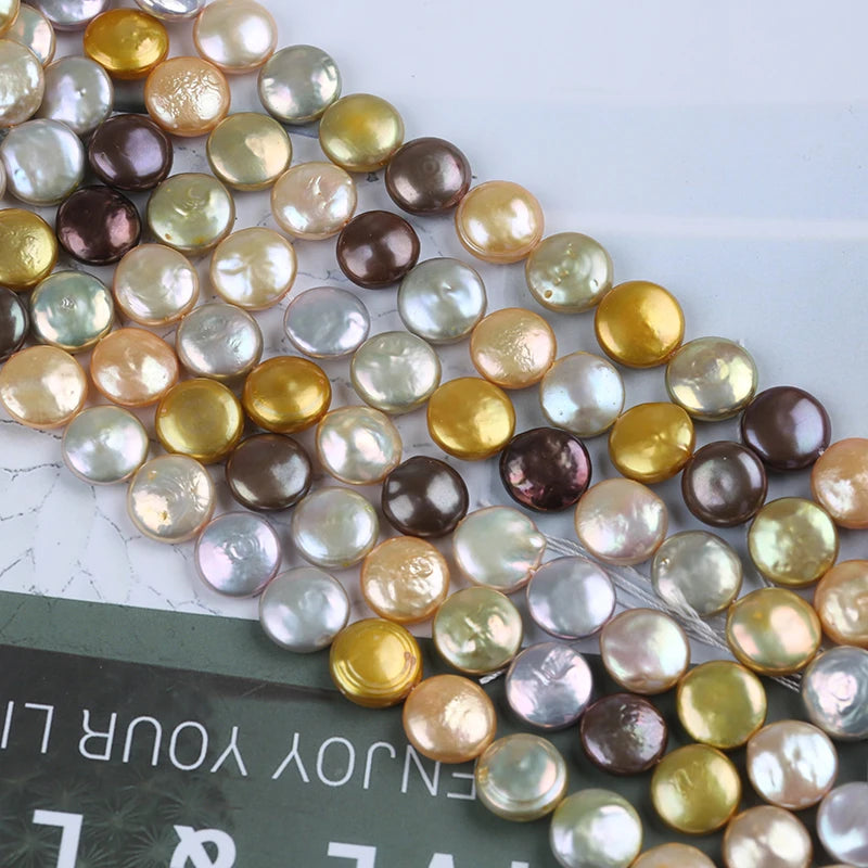 Zhuji Pearl Wholesale AAA Natural 12-13mm Irregular Loose Freshwater Pearl in Strand Third Party Certified As Picture