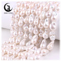 Wholesale 11x22mm Baroque Cultured Freshwater Pearl Beads Spike Baroque Loose Pearls for Jewelry Making Natural Pearl Beads