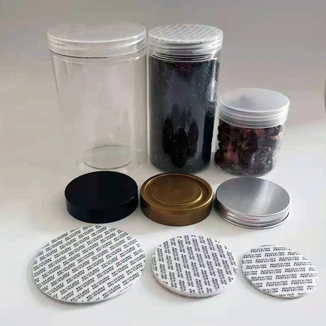 Food Grade Clear PET Plastic Food Container Candy Plastic Jar