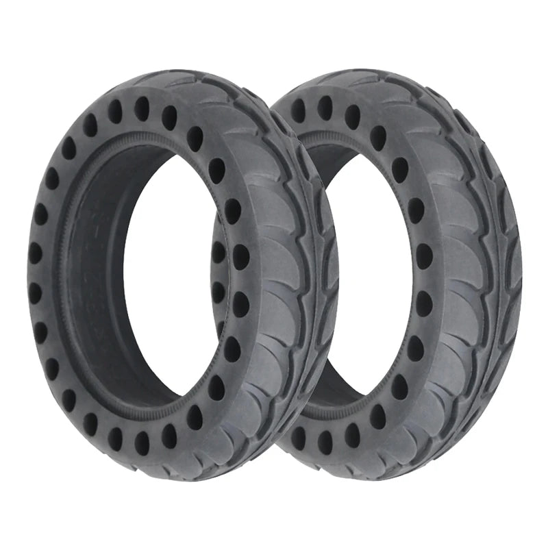 Nedong Durable Airless Rubber Explosion Proof Solid Tire 8x2.0 Inch Black Electric Scooter Snow Tires