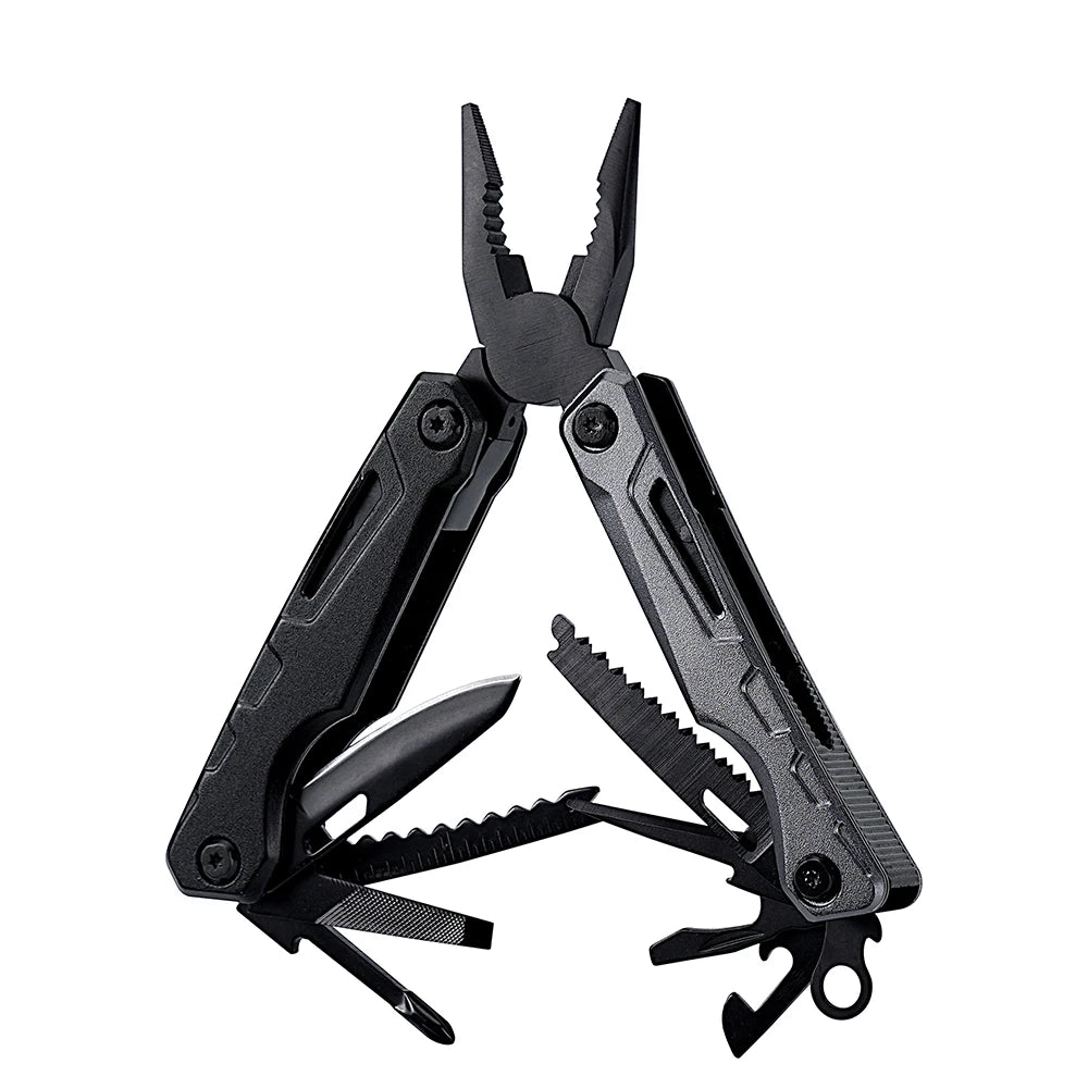 Hot Selling Stainless Steel EDC Multitool Pocket Knife Pliers DIY Grade Survival Gear Multifunctional Metric Measurement System