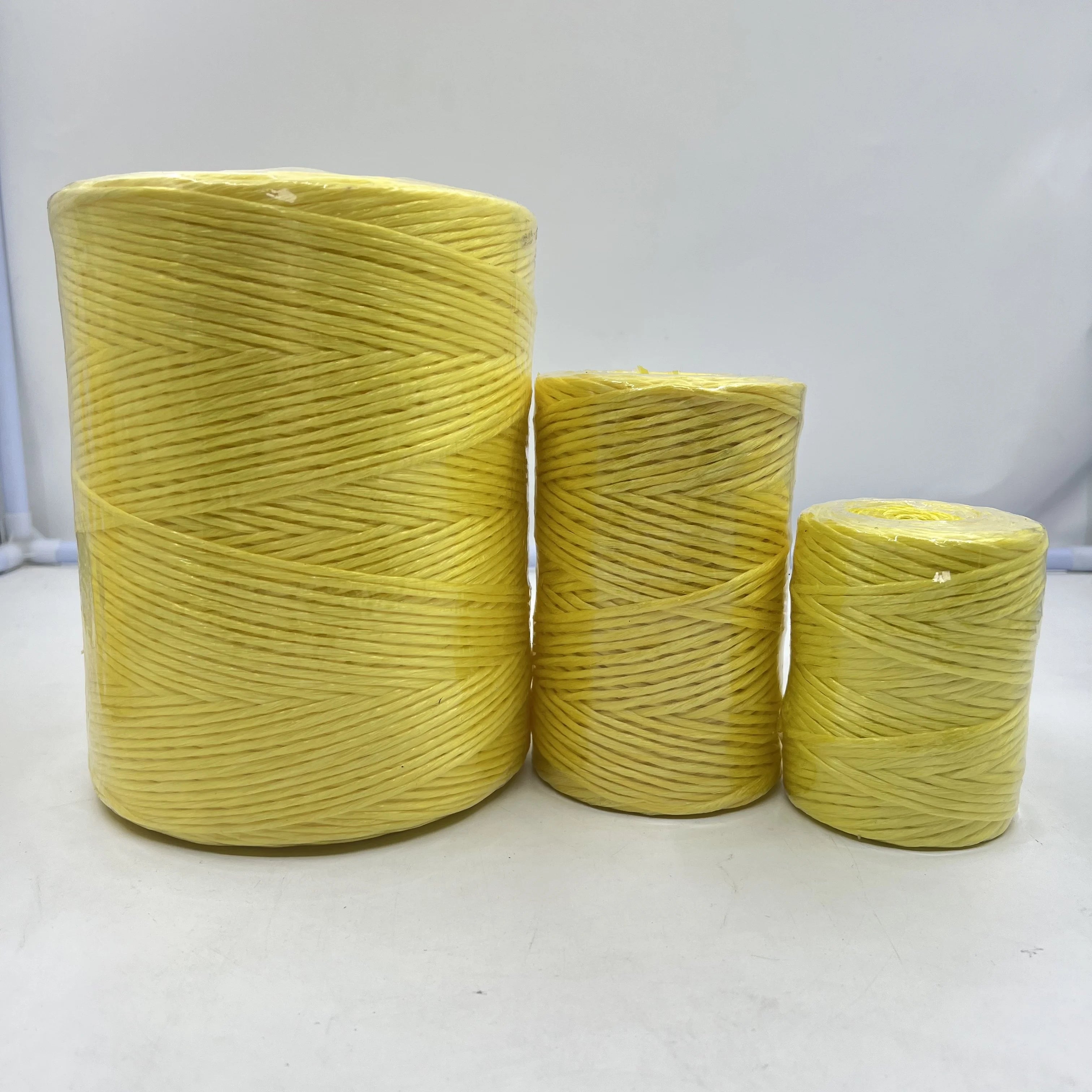 PP Baler Twine Polypropylene Split Film 3 Strands PP Twisted Rope Lorry Rope PP Draw Rope