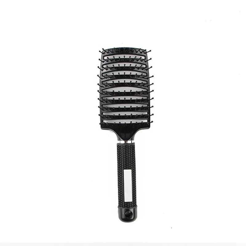 Masterlee Brand Plastic Paddle Massage Comb Boar Bristle Vent Hair Brush Rib Brush Big Curved Comb