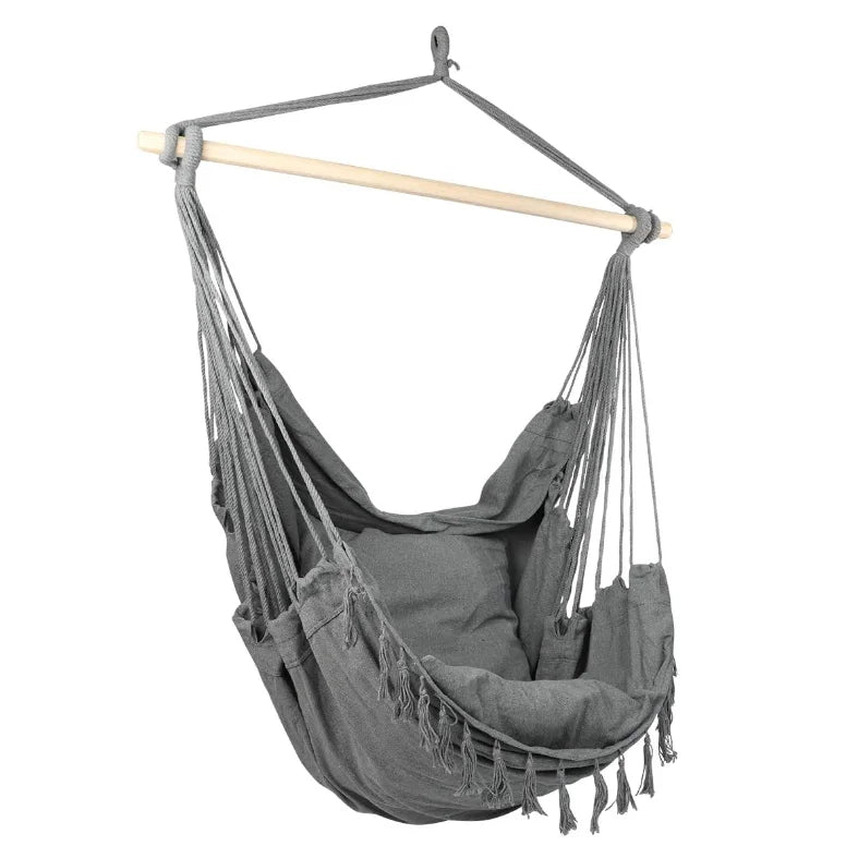Woqi Hot Sale Swing Hammock Chair Indoor Bedroom Hanging Chair Camping Hammock