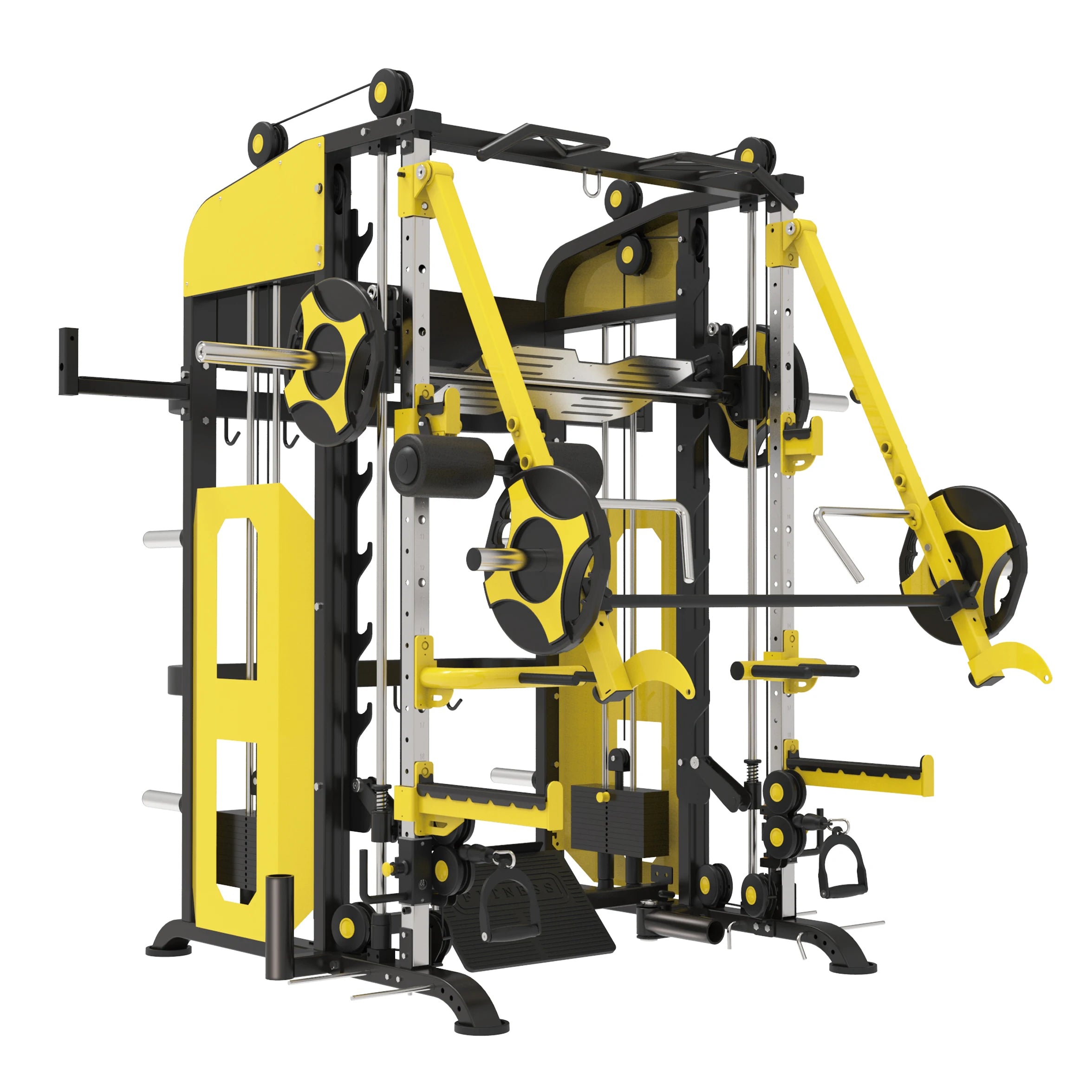 Professional Indoor Home Gym Equipment Multi Functional Trainer TS114 Power Tec Arm System Squat Rack Smith Machine