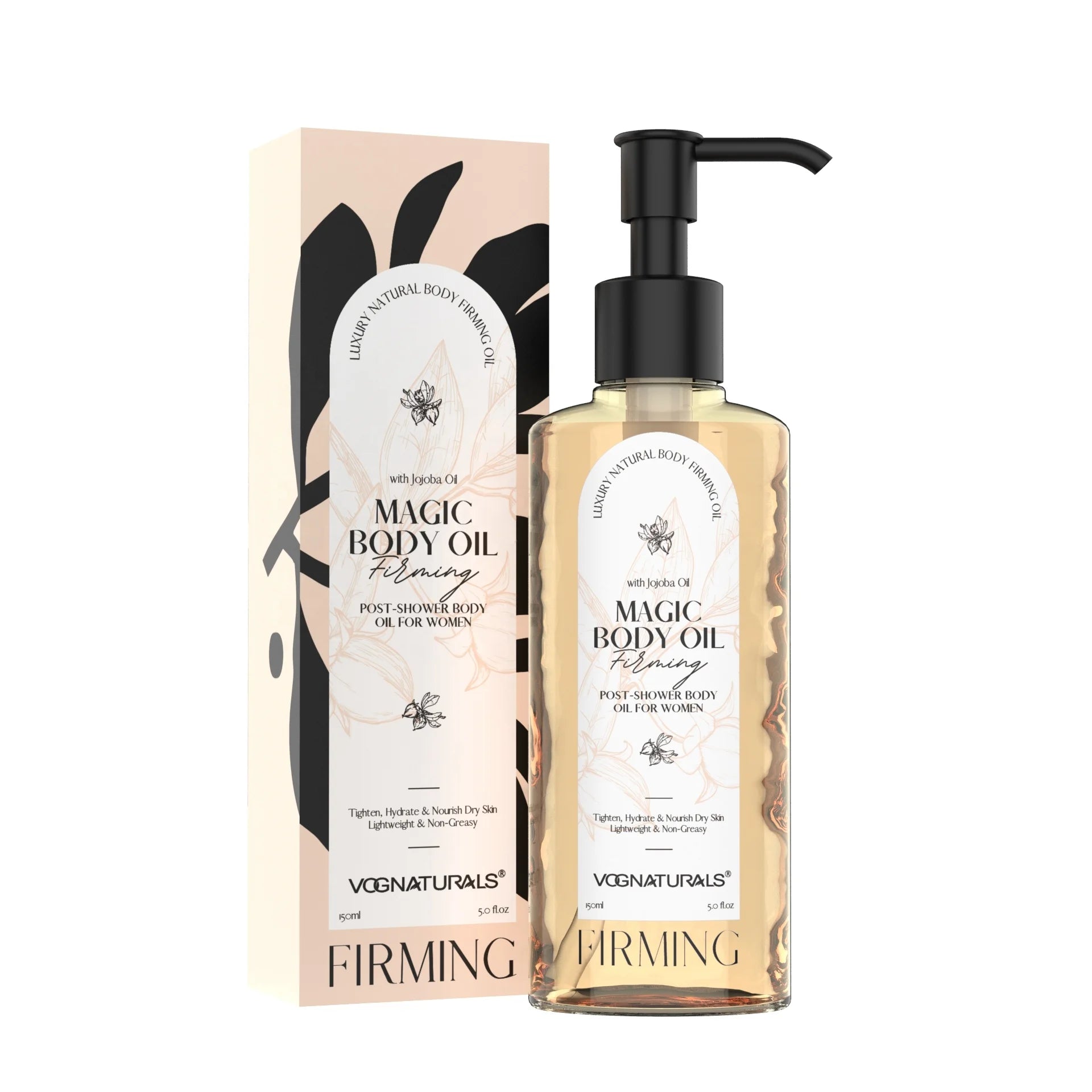 Private Label Body Oil Deep Moisturizing Lasting Firming Elasticity Enhancing Easy-to-Absorb Magic Firming Body Oil