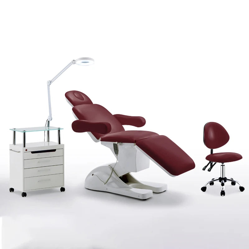HICOMED Modern Electric 3 Motors Beauty Bed Massage  Facial Chair Body Therapy Facial Bed Massage Table Optional  Color/OEM