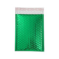 Custom OEM Plastic Packing Bags Green Metallic Foil Shipping Envelope for Clothing Jewelry for Package Promotion Factory Direct