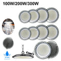 EU Stock DOB 100-277V UFO High Bay Light 100W 200W 300W for Industrial Commercial Workshop Factory Warehouse Shopping Mall