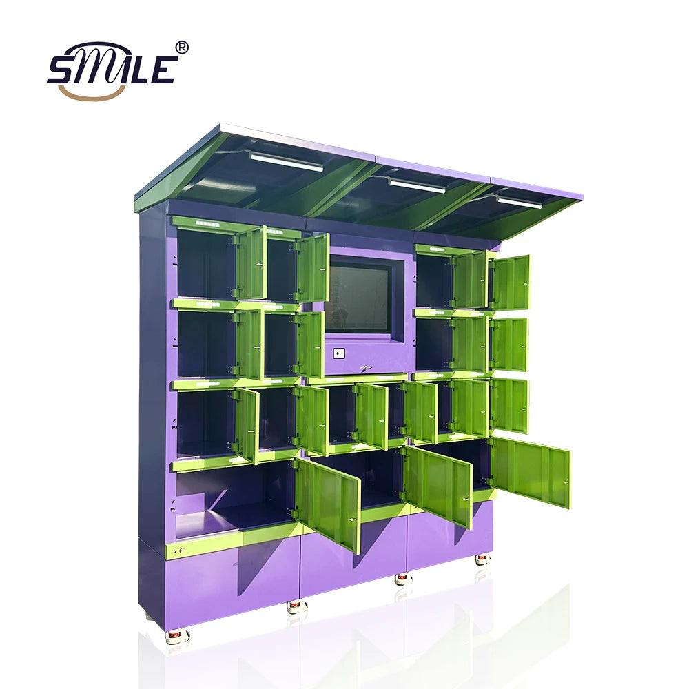 SMILETECH Smart Outdoor Postal Service Intelligent Wash Wardrobe Locker Laundry Cabinet Parcel Delivery Locker MegaBDM